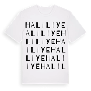 Haliliye ordlek t-shirt – ekologisk bomull t-shirt från Pinshirt