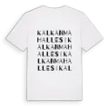 Kalkan Mahallesi ordlek t-shirt