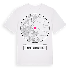 Onikiler Mahallesi t-shirt – ekologisk bomull t-shirt från Pinshirt