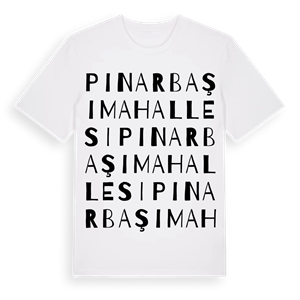 Pınarbaşı Mahallesi ordlek t-shirt – ekologisk bomull t-shirt från Pinshirt