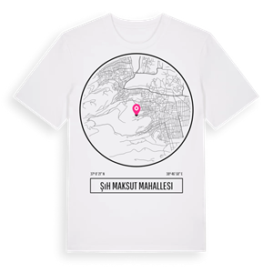 Şıh Maksut Mahallesi t-shirt – ekologisk bomull t-shirt från Pinshirt