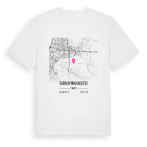 Sırrın Mahallesi karta t-shirt – ekologisk bomull t-shirt från Pinshirt