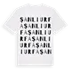 Şanlıurfa ordlek t-shirt