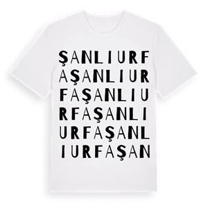 Şanlıurfa ordlek t-shirt – ekologisk bomull t-shirt från Pinshirt