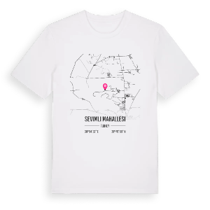 Sevimli Mahallesi karta t-shirt – ekologisk bomull t-shirt från Pinshirt