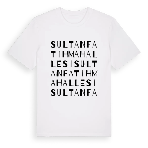 Sultan Fatih Mahallesi ordlek t-shirt – ekologisk bomull t-shirt från Pinshirt