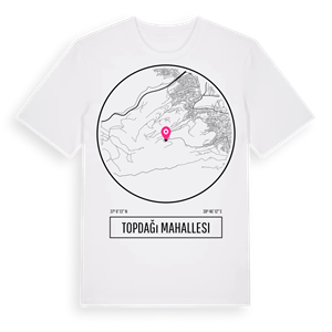 Topdağı Mahallesi t-shirt – ekologisk bomull t-shirt från Pinshirt