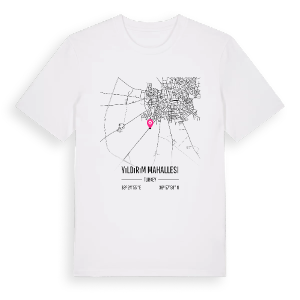 Yıldırım Mahallesi karta t-shirt – ekologisk bomull t-shirt från Pinshirt