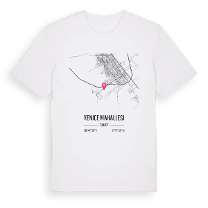Yenice Mahallesi karta t-shirt – ekologisk bomull t-shirt från Pinshirt
