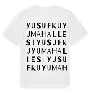 Yusufkuyu Mahallesi ordlek t-shirt – ekologisk bomull t-shirt från Pinshirt