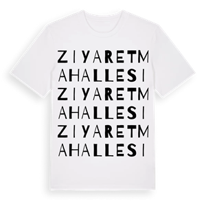 Ziyaret Mahallesi ordlek t-shirt – ekologisk bomull t-shirt från Pinshirt