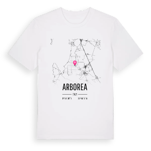 Arborea karta t-shirt – ekologisk bomull t-shirt från Pinshirt