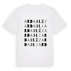 Ardaule/Ardauli ordlek t-shirt – ekologisk bomull t-shirt från Pinshirt