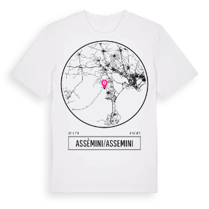 Assèmini/Assemini t-shirt – ekologisk bomull t-shirt från Pinshirt