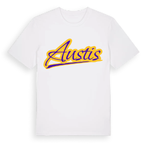 Austis baseball t-shirt – ekologisk bomull t-shirt från Pinshirt