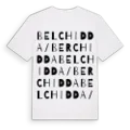 Belchidda/Berchidda ordlek t-shirt