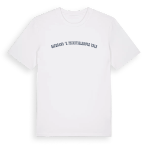 Biddanoa 'e Tulu/Villanova Tulo college t-shirt – ekologisk bomull t-shirt från Pinshirt