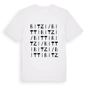 Bitzi/Bitti ordlek t-shirt – ekologisk bomull t-shirt från Pinshirt