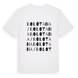 Bolòtana/Bolotana ordlek t-shirt – ekologisk bomull t-shirt från Pinshirt