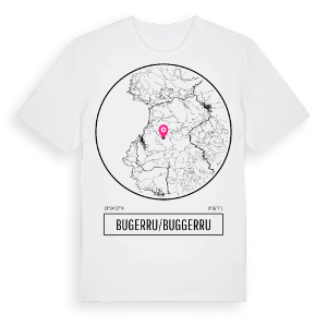 Bugerru/Buggerru t-shirt – ekologisk bomull t-shirt från Pinshirt