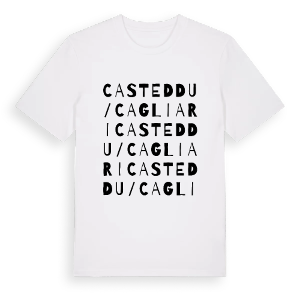 Casteddu/Cagliari ordlek t-shirt – ekologisk bomull t-shirt från Pinshirt