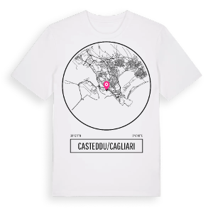 Casteddu/Cagliari t-shirt – ekologisk bomull t-shirt från Pinshirt