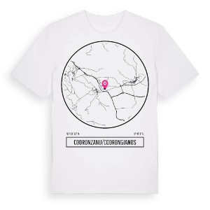 Codronzanu/Codrongianos t-shirt – ekologisk bomull t-shirt från Pinshirt
