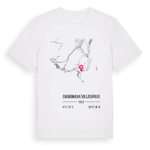 Crabonaxa/Villasimius karta t-shirt – ekologisk bomull t-shirt från Pinshirt