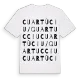 Cuartùciu/Quartucciu ordlek t-shirt