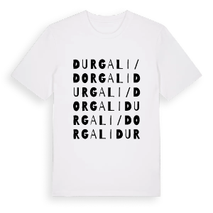 Durgali/Dorgali ordlek t-shirt – ekologisk bomull t-shirt från Pinshirt