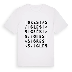 Igrèsias/Iglesias ordlek t-shirt – ekologisk bomull t-shirt från Pinshirt