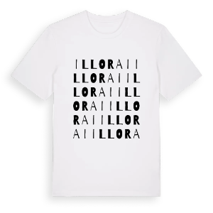 Illorai ordlek t-shirt – ekologisk bomull t-shirt från Pinshirt