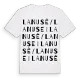 Lanusè/Lanusei ordlek t-shirt