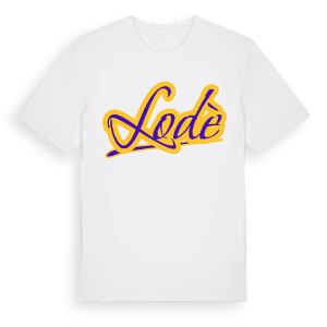 Lodè baseball t-shirt – ekologisk bomull t-shirt från Pinshirt