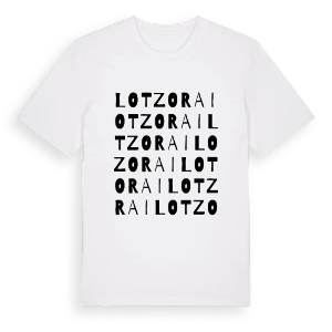 Lotzorai ordlek t-shirt – ekologisk bomull t-shirt från Pinshirt