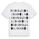 Mamujada/Mamoiada ordlek t-shirt