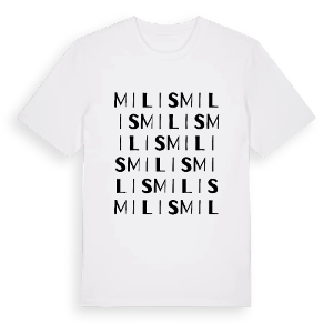 Milis ordlek t-shirt – ekologisk bomull t-shirt från Pinshirt