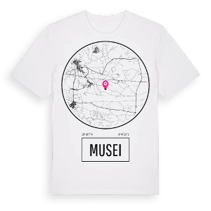 Musei t-shirt – ekologisk bomull t-shirt från Pinshirt