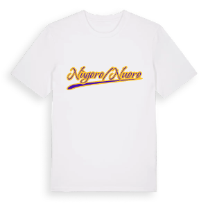 Nùgoro/Nuoro baseball t-shirt – ekologisk bomull t-shirt från Pinshirt