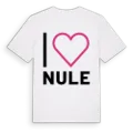 Jag älskar Nule t-shirt stort tryck