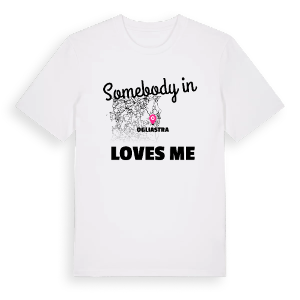Någon i Ogliastra älskar mig t-shirt – ekologisk bomull t-shirt från Pinshirt