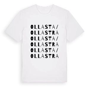 Ollasta/Ollastra ordlek t-shirt – ekologisk bomull t-shirt från Pinshirt
