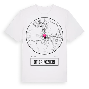 Otieri/Ozieri t-shirt – ekologisk bomull t-shirt från Pinshirt
