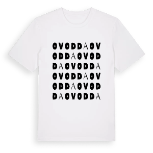 Ovodda ordlek t-shirt – ekologisk bomull t-shirt från Pinshirt