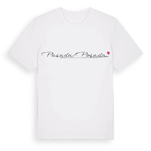 Pasada/Posada hjärta t-shirt – ekologisk bomull t-shirt från Pinshirt