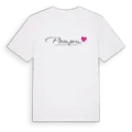Pompu hjärta t-shirt
