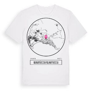 Quartùcciu/Quartucciu t-shirt – ekologisk bomull t-shirt från Pinshirt