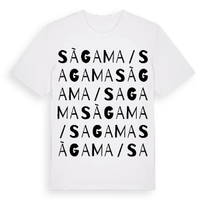 Sàgama/Sagama ordlek t-shirt – ekologisk bomull t-shirt från Pinshirt