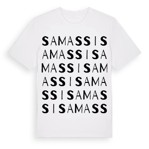 Samassi ordlek t-shirt – ekologisk bomull t-shirt från Pinshirt