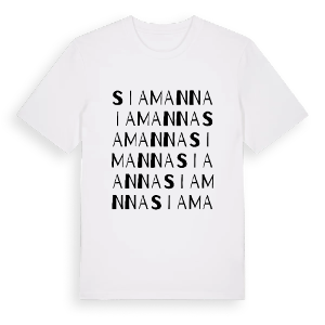 Siamanna ordlek t-shirt – ekologisk bomull t-shirt från Pinshirt